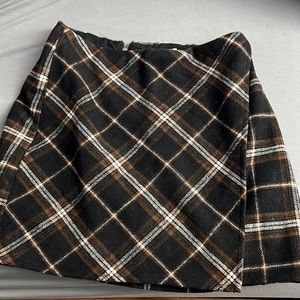 Hollister plaid skirt